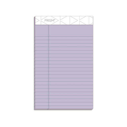 Image of TOPS Prism + Colored Writing Pads, Narrow Rule, 50 Pastel Orchid 5 X 8 Sheets, 12/pack