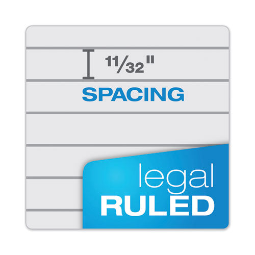 Image of TOPS Prism + Colored Writing Pads, Wide/legal Rule, 50 Pastel Gray 8.5 X 11.75 Sheets, 12/pack