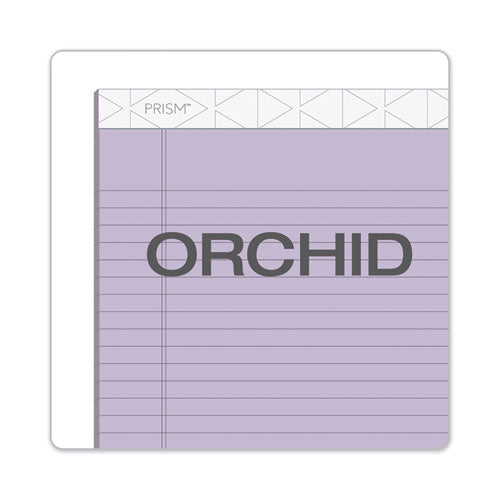 Image of TOPS Prism + Colored Writing Pads, Wide/legal Rule, 50 Pastel Orchid 8.5 X 11.75 Sheets, 12/pack