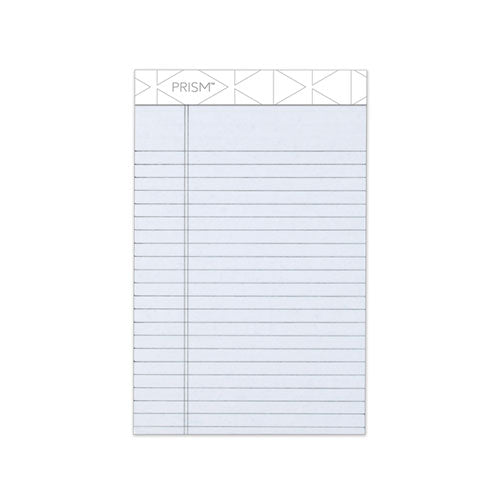 Image of TOPS Prism + Colored Writing Pads, Narrow Rule, 50 Pastel Gray 5 X 8 Sheets, 12/pack