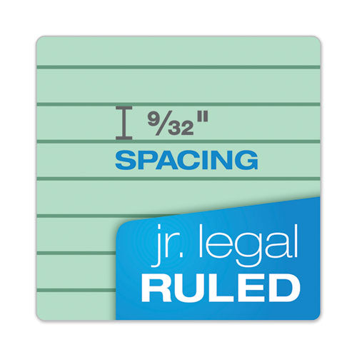 Image of TOPS Prism + Colored Writing Pads, Narrow Rule, 50 Pastel Green 5 X 8 Sheets, 12/pack