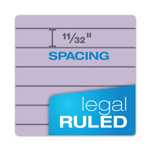 Image of TOPS Prism + Colored Writing Pads, Wide/legal Rule, 50 Pastel Orchid 8.5 X 11.75 Sheets, 12/pack