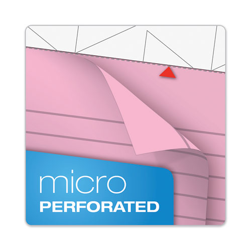 Image of TOPS Prism + Colored Writing Pads, Wide/legal Rule, 50 Pastel Pink 8.5 X 11.75 Sheets, 12/pack