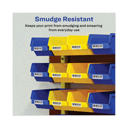 Image of Avery® Multipurpose Thermal Labels, 1.13 X 3.5, White, 130/roll, 2 Rolls/pack