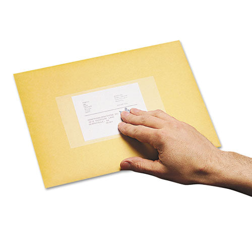 Image of Scotch® Scotchpad Label Protection Tape Sheets, 4" X 6", Clear, 25/pad, 2 Pads/pack