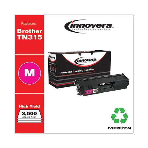 Image of Innovera® Remanufactured Magenta High-Yield Toner, Replacement for TN315M, 3,500 Page-Yield