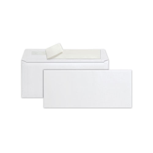 Image of Quality Park Redi-Strip Envelope, #10, Commercial Flap, Redi-Strip Heat-Resistant Adhesive Closure, 4.13 x 9.5, White, 500/Box