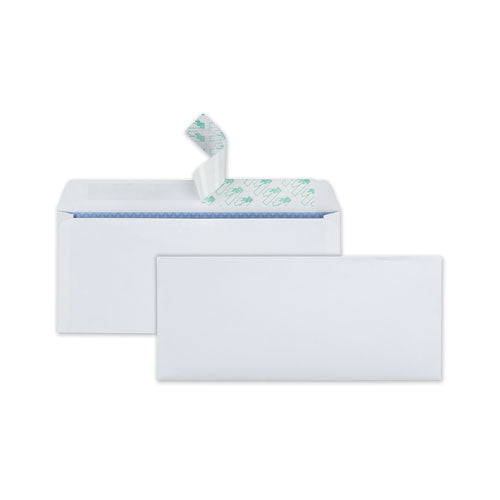 Image of Quality Park Redi-Strip Security Tinted Envelope, #10, Commercial Flap, Redi-Strip Heat-Resistant Closure, 4.13 x 9.5, White, 30/Box