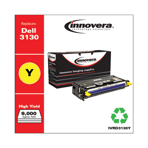Image of Innovera® Remanufactured Yellow High-Yield Toner, Replacement for 330-1204, 9,000 Page-Yield