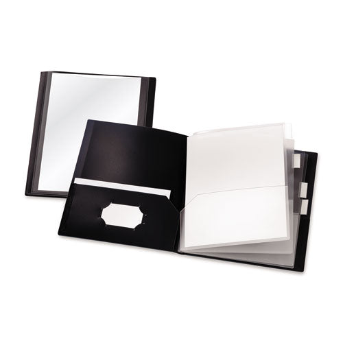 Image of Cardinal® Reportpro 10-Pocket Project Organizer, 8.5 X 11, Clear/black