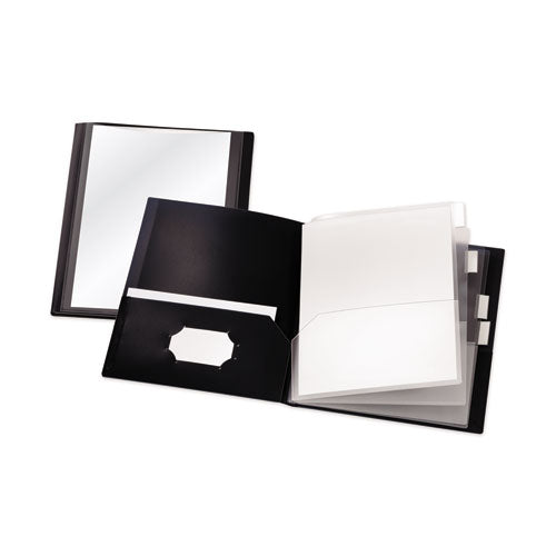Image of Cardinal® Reportpro 10-Pocket Project Organizer, 8.5 X 11, Clear/black