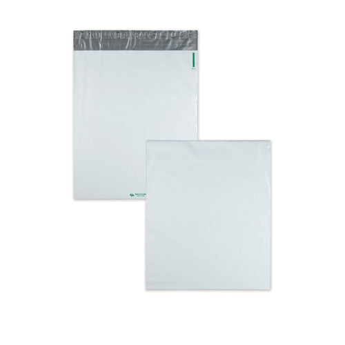 Image of Quality Park Redi-Strip Poly Expansion Mailer, #5 1/4, Square Flap, Redi-Strip Adhesive Closure, 13 x 16, White, 100/Carton