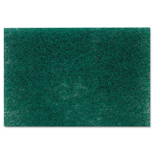 Image of Scotch-Brite PROFESSIONAL Heavy Duty Scouring Pad 86, 6 X 9, Green, 12/pack, 3 Packs/carton