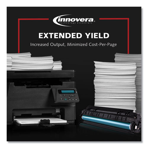 Image of Innovera® Remanufactured Cyan High-Yield Toner, Replacement for 201X (CF401X), 2,300 Page-Yield