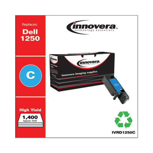 Image of Innovera® Remanufactured Cyan High-Yield Toner, Replacement for 331-0777, 1,400 Page-Yield
