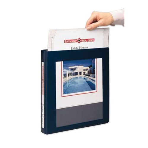 Image of Avery® Framed View Heavy-Duty Binders, 3 Rings, 0.5" Capacity, 11 X 8.5, White