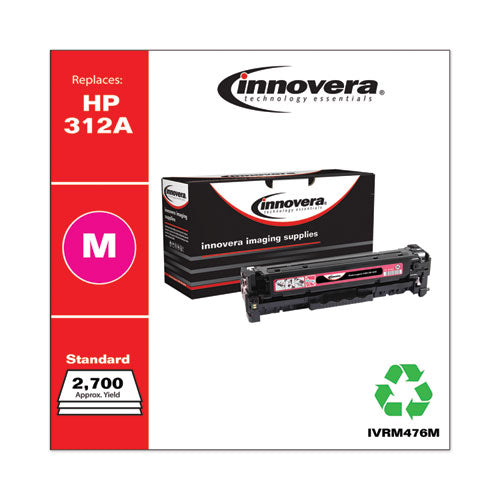 Image of Innovera® Remanufactured Magenta Toner, Replacement for 312A (CF383A), 2,700 Page-Yield