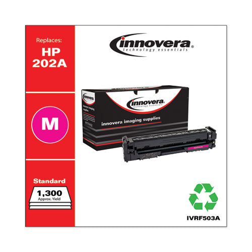 Image of Innovera® Remanufactured Magenta Toner, Replacement for 202A (CF503A), 1,300 Page-Yield
