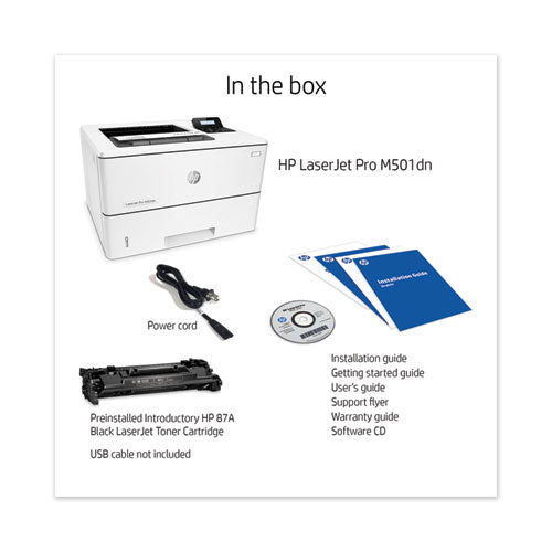 Image of HP Laserjet Pro M501dn Laser Printer