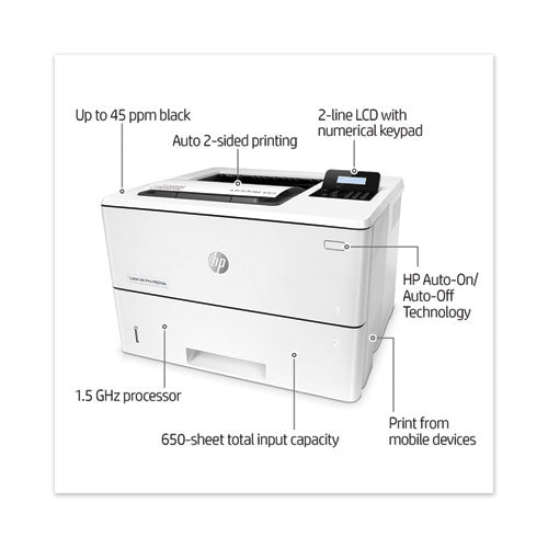 Image of HP Laserjet Pro M501dn Laser Printer