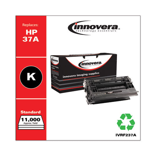 Image of Innovera® Remanufactured Black Toner, Replacement for 37A (CF237A), 11,000 Page-Yield