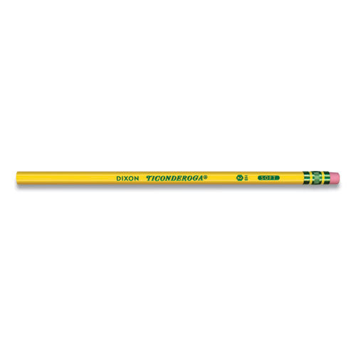 Image of Ticonderoga® PENCILS, HB (#2), BLACK LEAD, YELLOW BARREL, 24/PACK