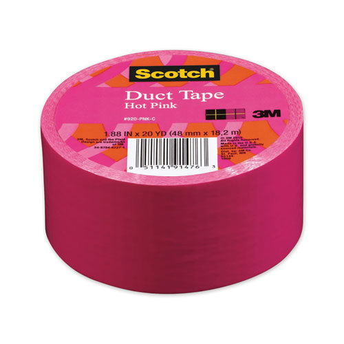 Image of Scotch® Duct Tape, 1.88" X 20 Yds, Hot Pink