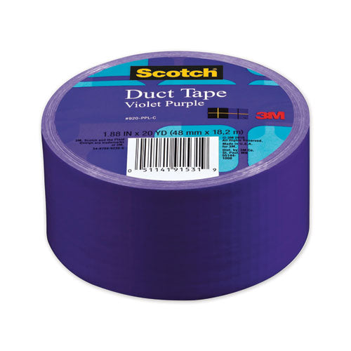 Image of Scotch® Duct Tape, 1.88" X 20 Yds, Violet Purple