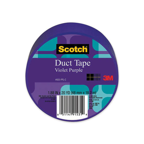 Image of Scotch® Duct Tape, 1.88" X 20 Yds, Violet Purple