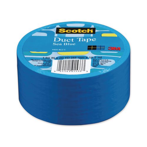 Image of Scotch® Duct Tape, 1.88" X 20 Yds, Sea Blue