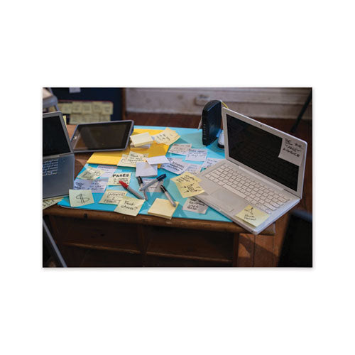 Image of Post-it® Notes Original Pads in Canary Yellow, Cabinet Pack, 3" x 3", 90 Sheets/Pad, 24 Pads/Pack