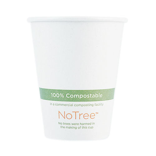 Image of World Centric® Notree Paper Hot Cups, 8 Oz, Natural, 1,000/carton