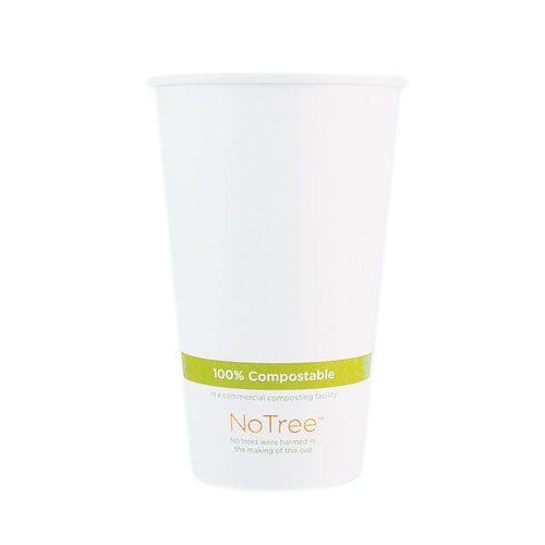 Image of World Centric® Notree Paper Hot Cups, 20 Oz, Natural, 1,000/carton