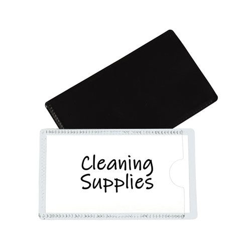 Image of C-Line® Slap-Stick Magnetic Label Holders, Side Load, 4.25 X 2.5, White, 10/pack