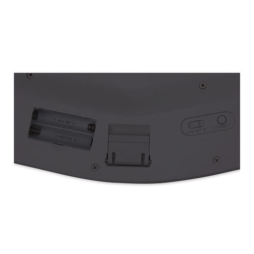 Image of Kensington® Pro Fit Ergo Wireless Keyboard, 18.98 X 9.92 X 1.5, Black