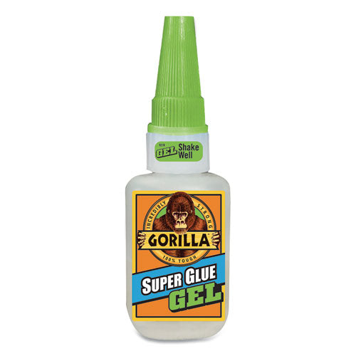 Image of Gorilla® Super Glue Gel, 0.53 Oz, Dries Clear, 4/carton