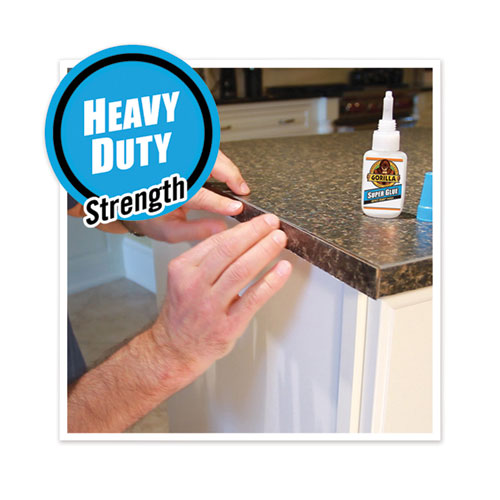 Image of Gorilla® Super Glue, 0.53 Oz, Dries Clear, 4/carton