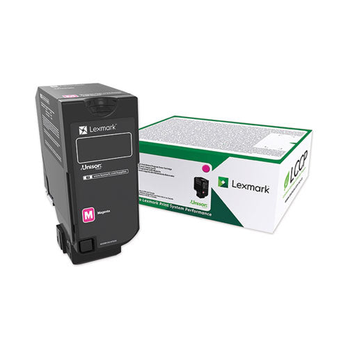 Image of Lexmark 74c00mg Return Program Toner, 3,000 Page-Yield, Magenta
