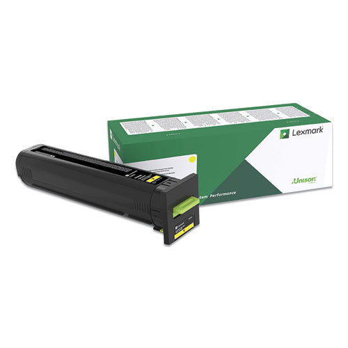Image of Lexmark 82k0hyg Return Program High-Yield Toner, 17,000 Page-Yield, Yellow