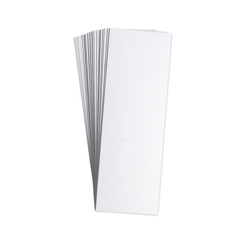 Image of U Brands Data Card Replacement, 3 X 1.75, White, 500/pack