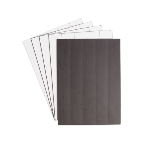 Image of U Brands Dry Erase Magnetic Tape Strips, 6" X 0.88", White, 25/pack