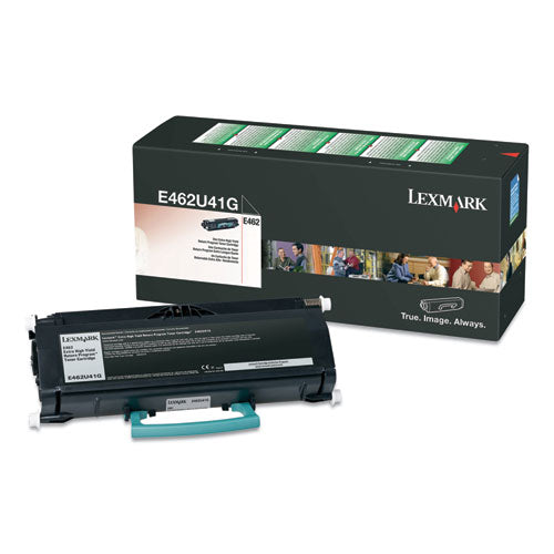 Image of Lexmark E462u41g Return Program Extra High-Yield Toner, 18,000 Page-Yield, Black