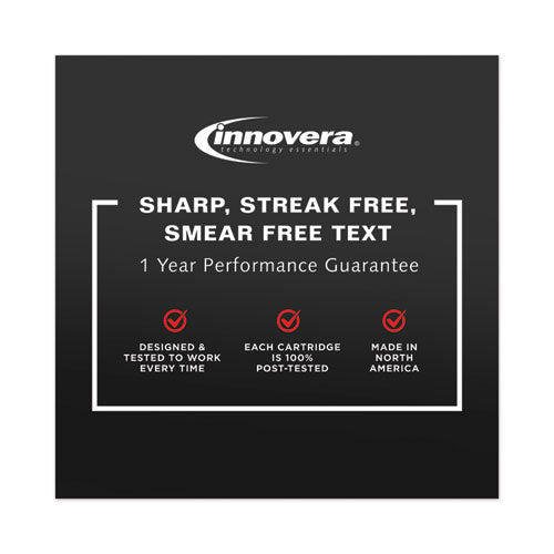 Image of Innovera® Remanufactured Black High-Yield Ink, Replacement for 932XL (CN053A), 1,000 Page-Yield