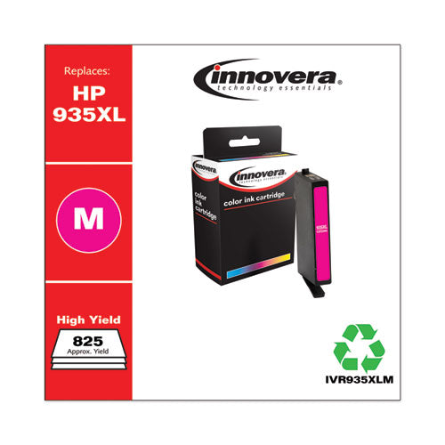 Image of Innovera® Remanufactured Magenta High-Yield Ink, Replacement for 935XL (C2P25AN), 825 Page-Yield