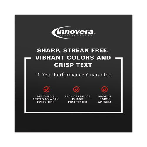 Image of Innovera® Remanufactured Black High-Yield Ink, Replacement for 934XL (C2P23AN), 1,000 Page-Yield
