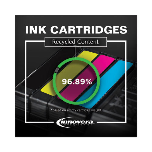 Image of Innovera® Remanufactured Black High-Yield Ink, Replacement for 564XL (CB321WN), 550 Page-Yield