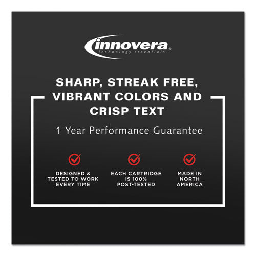 Image of Innovera® Remanufactured Yellow High-Yield Ink, Replacement for LC75Y, 600 Page-Yield