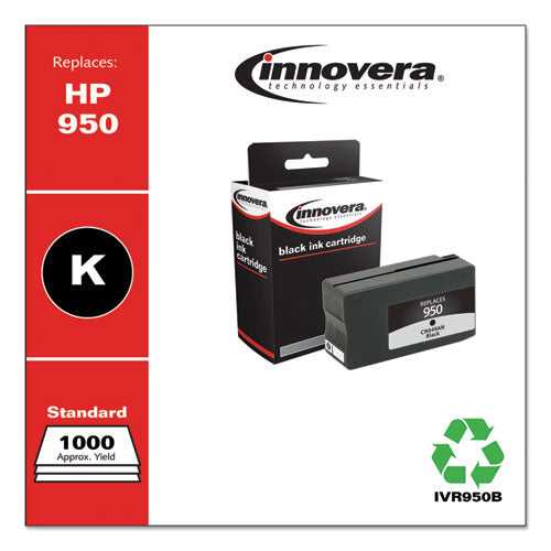 Image of Innovera® Remanufactured Black Ink, Replacement for 950 (CN049AN), 1,000 Page-Yield