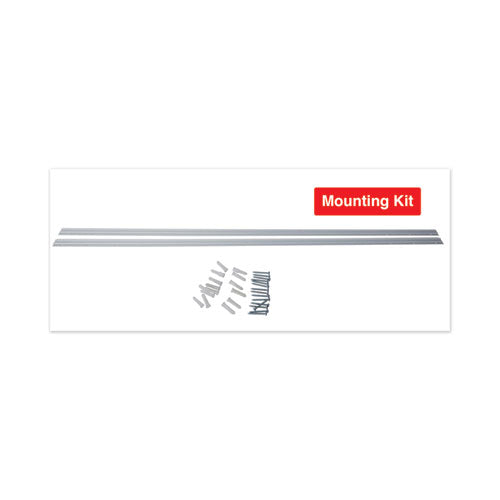 Image of Universal® Frameless Magnetic Glass Marker Board, 36" x 24", Translucent Frost Surface