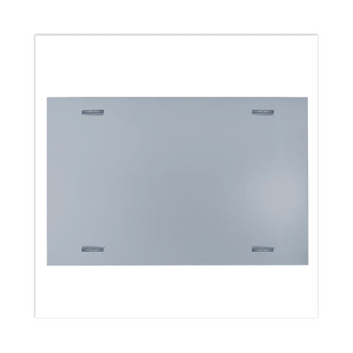 Image of Universal® Frameless Magnetic Glass Marker Board, 72" x 48", White Surface